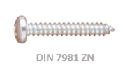 Tornillos DIN 7981 - Tornillería industrial - Fabricantes de tornillos