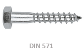 Tornillos DIN 571 - Tornillería industrial - Fabricantes de tornillos
