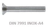 Tornillos DIN 7991 INOX-A4 - Tornillería industrial, mayoristas de tornillos, tuercas y arandelas