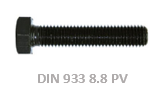 DIN 933 8.8 PV - Tornillería industrial, mayoristas de tornillos, tuercas y arandelas