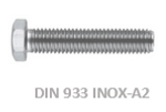 DIN 933 INOX-A2 - Tornillería industrial, mayoristas de tornillos, tuercas y arandelas