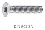Tornillos DIN 965 ZN - Tornillería industrial - Fabricantes de tornillos
